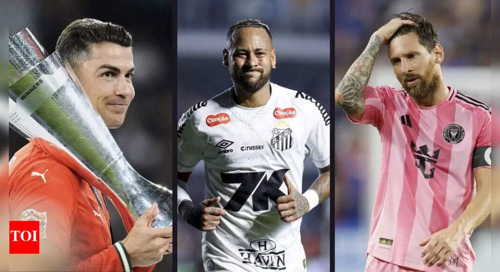 Cristiano Ronaldo, Lionel Messi on Neymar’s wall? Pic breaks the internet | Football News