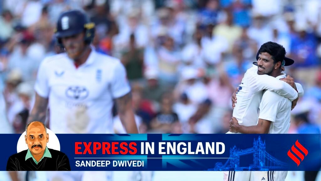 Washington had the ball on a string, it would seem and this was the thread on which India’s hope hung. First as a bowler and later as batsman. (AP Photo)