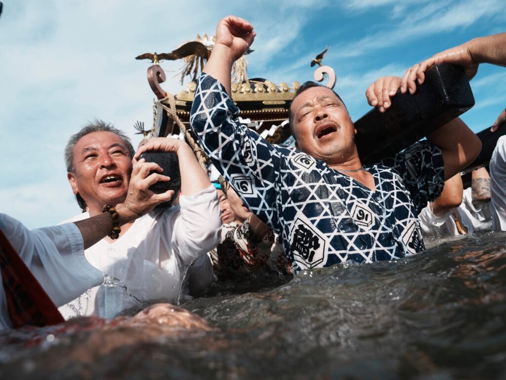 Hundreds pray for marine safety at sacred seaside festival near Tokyo | Arts and Culture News