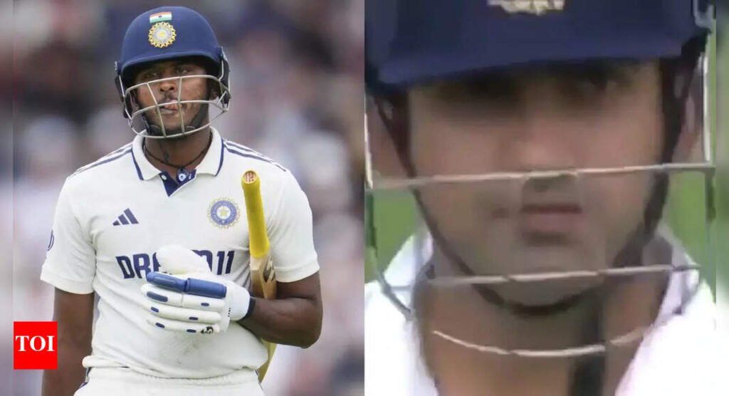 IND vs ENG: Deja vu at Old Trafford! Sai Sudharsan’s golden duck evokes old Gautam Gambhir moment - Watch | Cricket News