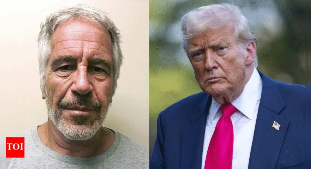 'Outline of naked woman...': WSJ report alleges Trump sent an unusual birthday letter to Epstein in 2003; US president threatens to sue, says 'not his words'