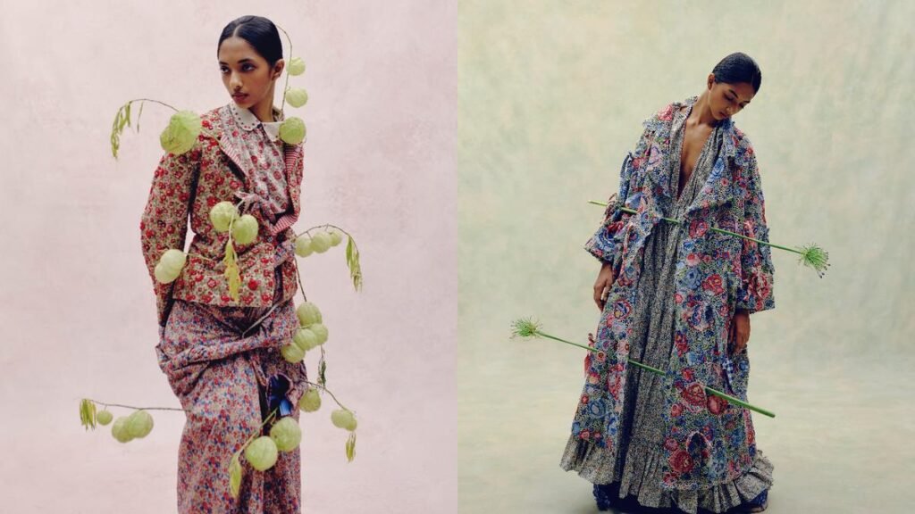 Péro’s spring-summer capsule Flowers Flower, explores floral whimsy and legacy textiles