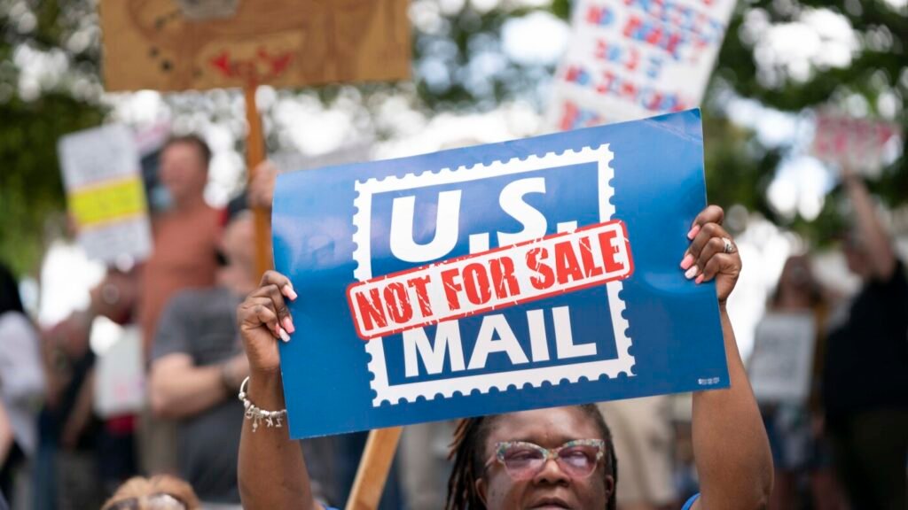 Postmaster General David Steiner speaks against privatizing USPS : NPR