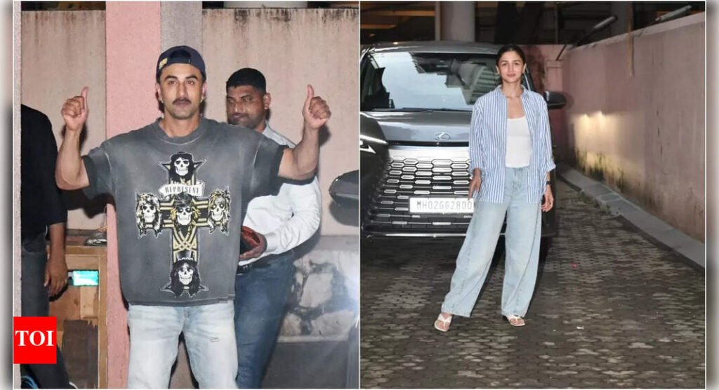 Ranbir Kapoor and Alia Bhatt visit Sanjay Leela Bhansali’s office; fans anticipate an update on 'Love And War' - Watch video | Hindi Movie News