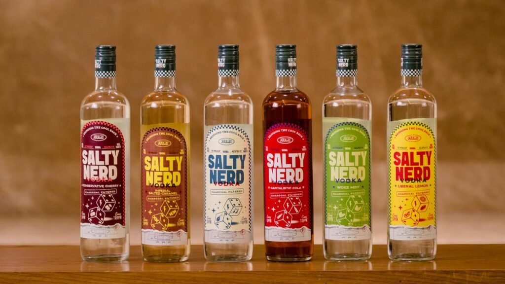 Salty Nerd launches six new vodka flavours