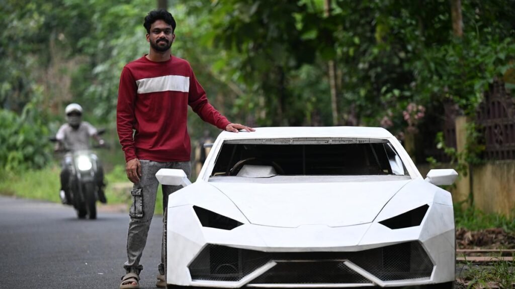 This Kochi youngster handmade a Lamborghini Huracan LP 610-4 from scratch