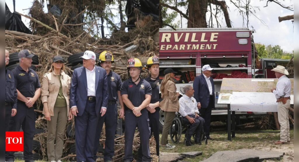 Trump visits Texas: US President in flood-ravaged state; gets briefed by emergency responders