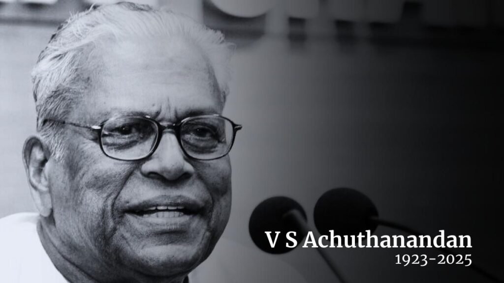 V.S. Achuthanandan, former Kerala CM and icon of communist movement, passes away