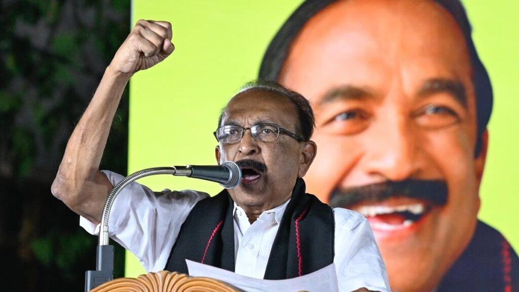 Vaiko to lead State-wide campaigns on Tamil Nadu’s livelihood issues