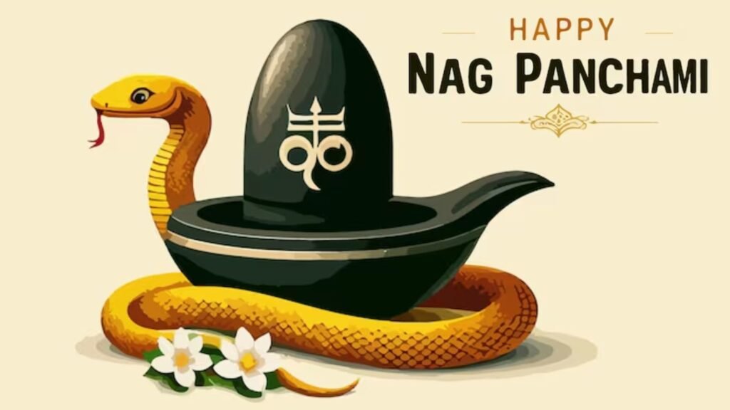 Nag Panchami 2025 Wishes: As we celebrate the festival today, indianexpress.com has compiled best wishes to share with friends and family. (Source: Freepik)
