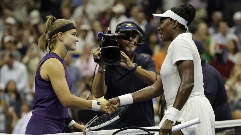 Venus Williams loses in three sets at the U.S. Open in her first Grand Slam match in two years