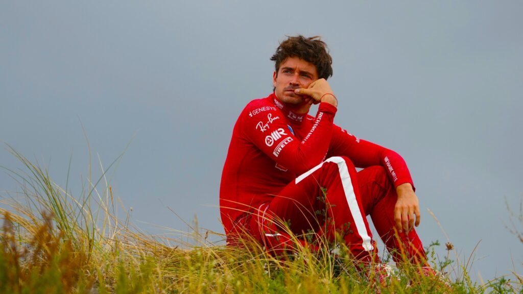 ‘It cost a lot’: Charles Leclerc enters F1 meme hall of fame with photo on sand dune after crash at Dutch GP | Motor-sport News Ferrari driver Charles Leclerc of Monaco sits after a crash during the Formula One Dutch Grand Prix in Zandvoort, Netherlands. (AP Photo)