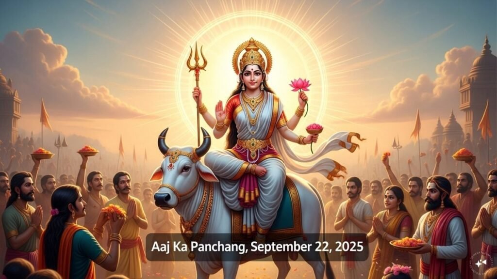 Aaj Ka Panchang, September 22, 2025: Navratri Begins - Worship Maa Shailputri | Astrology News