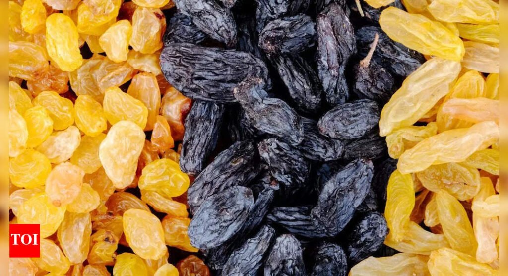 Black raisins or yellow raisins: Which one should you eat for heart health and better digestion |