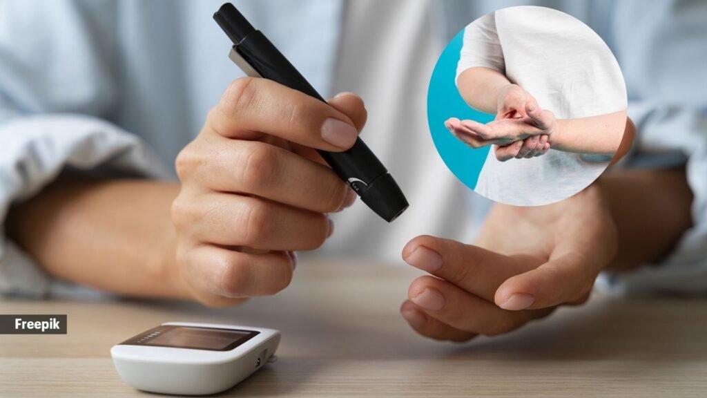 diabetic cheiroarthropathy suffered by diabetes patients