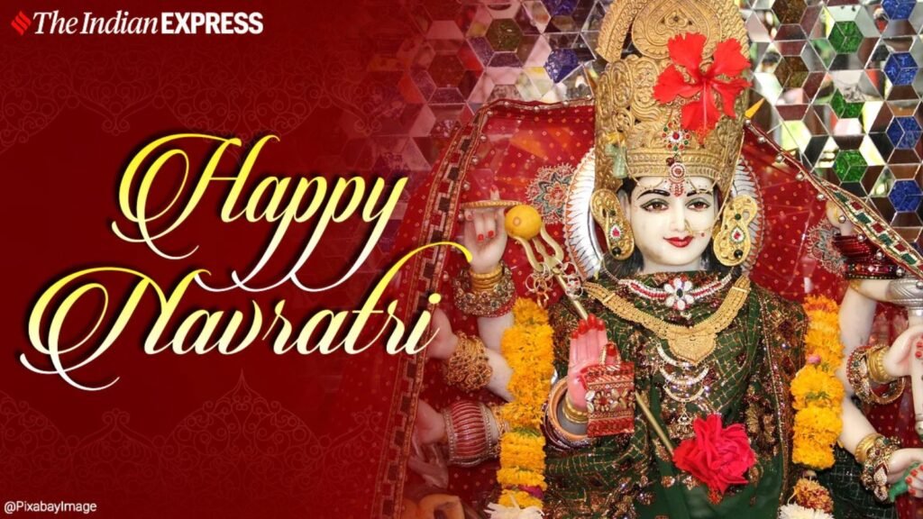 Happy Navratri 2025 Day 1 Wishes Quotes, Messages, Images, Photos