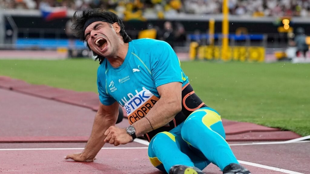 Neeraj Chopra concedes World Athletics Championships title as 4-year streak ends; Walcott wins gold, Sachin Yadav 4th