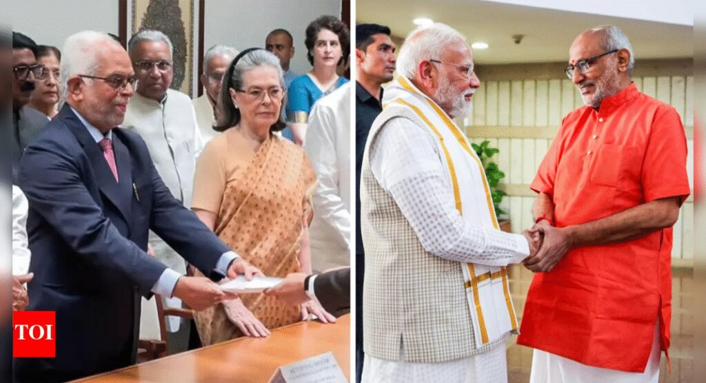 Radhakrishnan vs Reddy: Stage set for high-stakes VP elections; who has the numbers? Key FAQs | India News