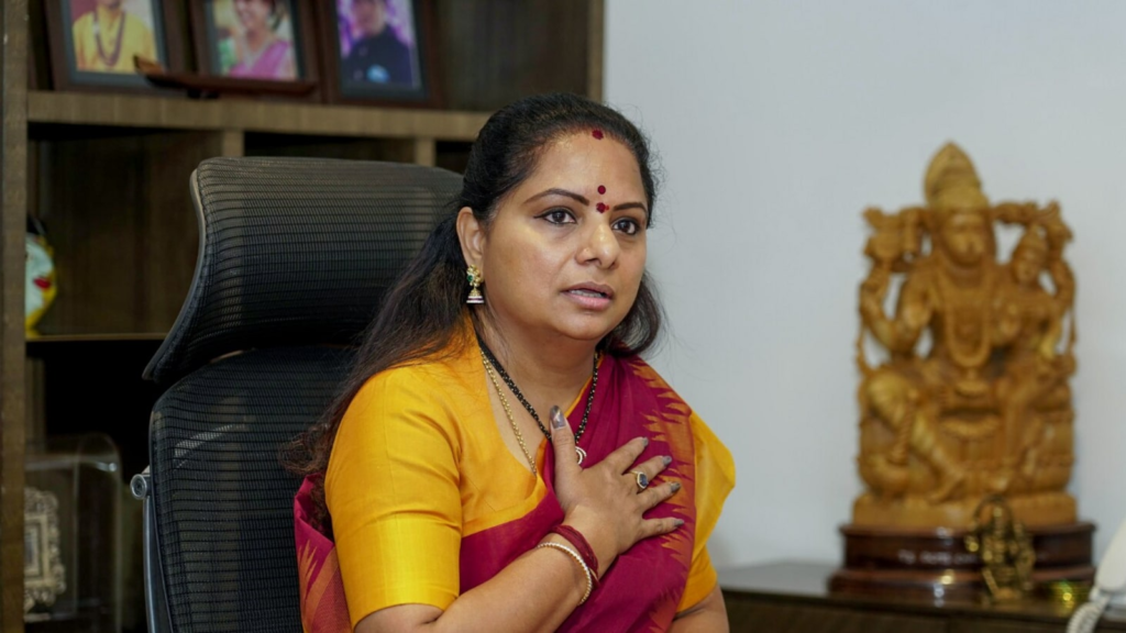 Telangana: K Kavitha supporters protest her suspension, BJP, Congress say it's a ‘drama’ | Latest News India