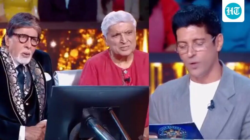 Amitabh Bachchan says Farhan Akhtar made him feel like a ‘nausikhiya’, reveals Javed Akhtar was more famous among girls