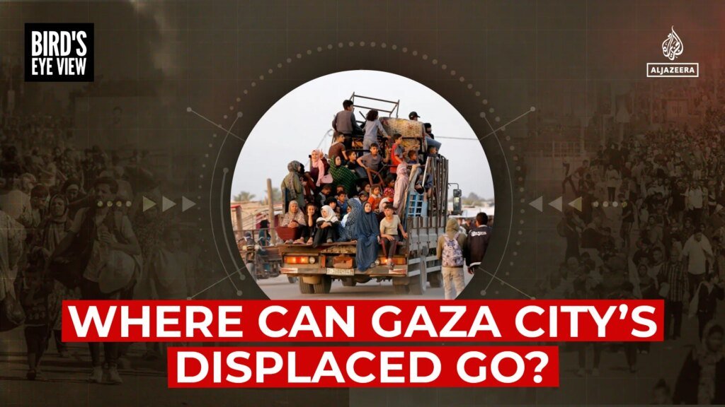 As Israel systematically destroys Gaza City, those fleeing have few options